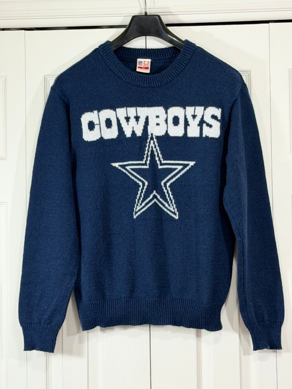 Dallas Cowboys NFL Ultra Game Knit Shirt, Navy Blue, XS